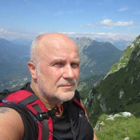 Foto di Eros Cosatto in montagna